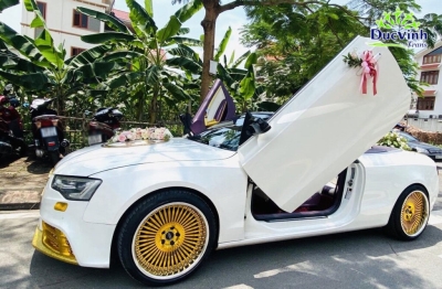 Đức Vinh cho thuê xe cưới Audi S5 mui trần giá rẻ
