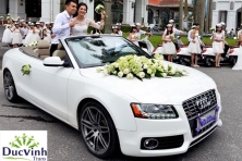Cho thuê xe cưới mui trần Audi A5