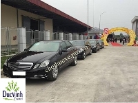 Đoàn xe Mercedes E300 phục vụ lễ khởi công nhà máy nhiệt điện Hải Dương