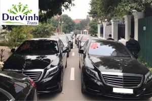 Thuê xe cưới dẫn dâu Mercedes S màu đen