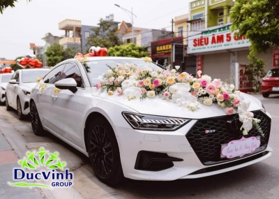 cho thuê xe cưới Audi A7 màu trắng