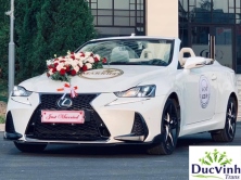 Cho thuê xe cưới Lexus mui trần sang trọng