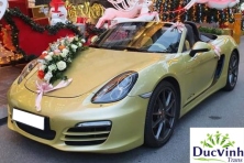 Cho thuê xe cưới Porsche Boxster mui trần
