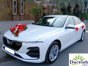 Thuê xe cưới Vinfast LuxA màu trắng