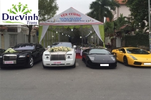 Thuê xe siêu sang dẫn dâu